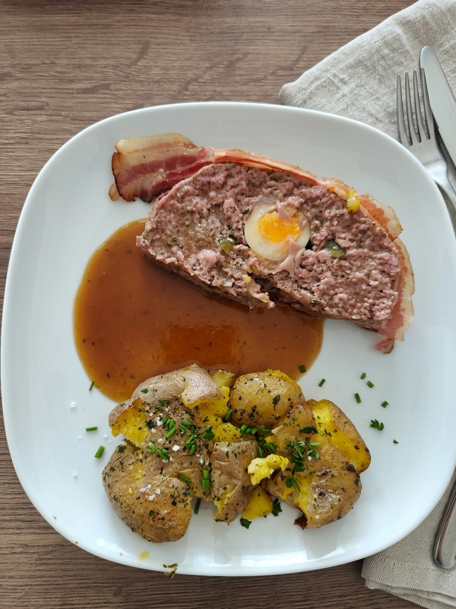 Falscher Hase vom Pelletgrill